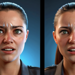 **

A futuristic virtual assistant understanding a person's emotions by combining facial expressions, voice tone, and surrounding environment data. Highly personalized response displayed.

**