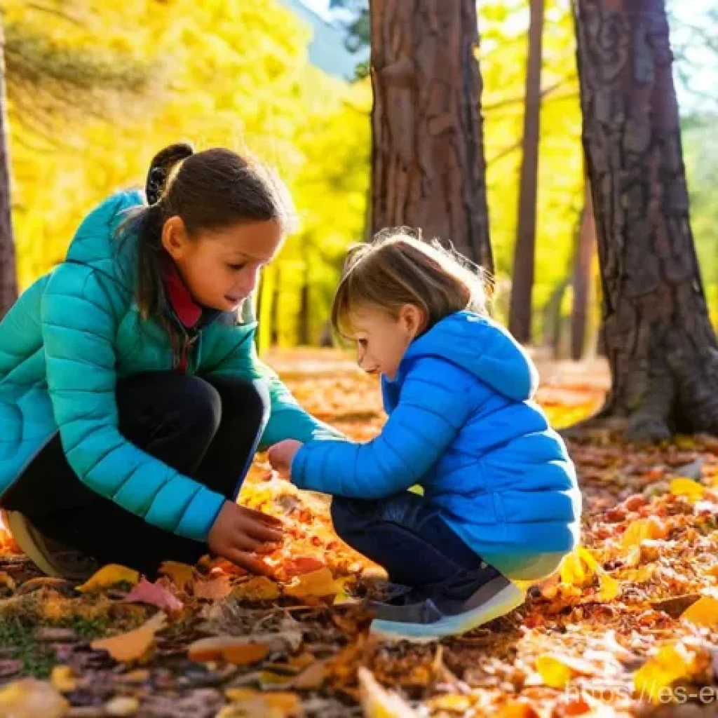 멀티모달 학습에 대한 부모의 역할 - **Prompt:** A vibrant, sun-drenched scene capturing two children, a boy and a girl aged approximatel...