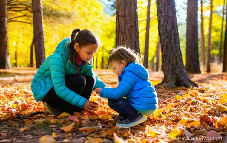 멀티모달 학습에 대한 부모의 역할 - **Prompt:** A vibrant, sun-drenched scene capturing two children, a boy and a girl aged approximatel...